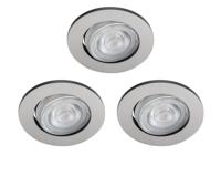 Philips Led inbouwspots Taragon (3x) 3x4,5w - 2700K - 8,5cm grijs 75583600 - thumbnail