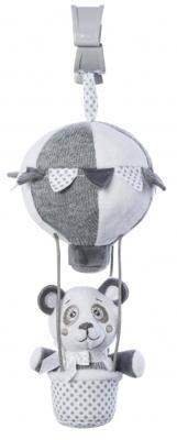 Saro hangfiguur heteluchtballon met rammelaar beer grijs