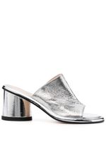 AGL mules Alison 80 mm en cuir - Argent