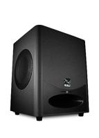 Kali Audio WS-6.2, actieve studio-subwoofer (dubbele 6,5 inch lange hub-woofer, ruimtebesparend premium design, geluidsdruk tot 120 dB, indrukwekkende frequentierespons van 27 Hz), zwart