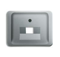 Busch-Jaeger Alpha Exclusive centraalplaat voor UAE-datacontactdoos, titanium