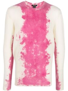 Avant Toi paint-splatter sweatshirt - Rose