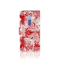 Telefoonhoesje met Naam Xiaomi Redmi K20 Pro Angel Skull Rood