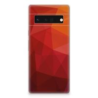 TPU Hoesje voor Google Pixel 6 Pro Polygon Red - thumbnail