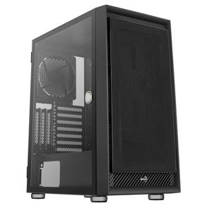 AeroCool Graphite V1 Midi-tower PC-behuizing Zwart