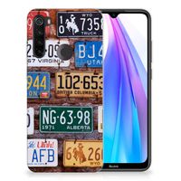 Xiaomi Redmi Note 8T Siliconen Hoesje met foto Kentekenplaten