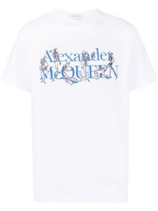 Alexander McQueen t-shirt à logo imprimé - Blanc