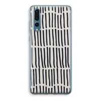 Moroccan stripes: Huawei P20 Pro Transparant Hoesje - thumbnail