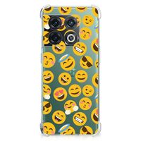 OnePlus 10 Pro Doorzichtige Silicone Hoesje Emoji