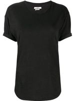 MARANT ÉTOILE slim-fit linen t-shirt - Noir - thumbnail