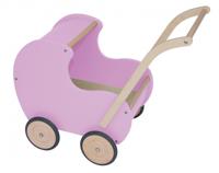 Van Dijk Toys poppenwagen retro 50 cm lichtroze
