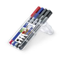 Staedtler Lumocolor 348 SWP4 Permanent marker Willekeurige kleur (geen keuze mogelijk) Watervast: Ja