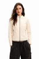 Slim bikerjacke - WHITE - S