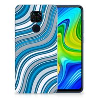 Xiaomi Redmi Note9 TPU bumper Waves Blue