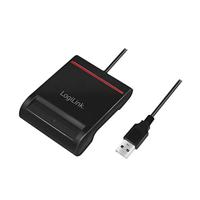 LogiLink CR0047 - USB 2.0 Smart-ID-kaartlezer voor je IC/ID-kaart, voor Windows en Mac OS Catalina 10.15 of hoger