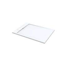 Douchebak Decent Rechthoek 120x90x3.5cm Solid Surface Mat Wit