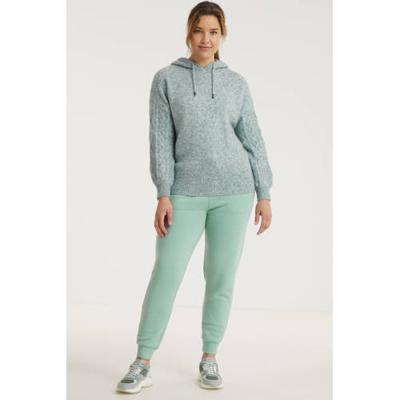 Simply Be gemêleerde gebreide trui blauw