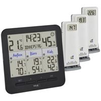 TFA Dostmann KLIMA@HOME 2 Draadloze thermo- en hygrometer Zwart