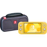 Nintendo Switch Lite Geel + Bigben Beschermtas
