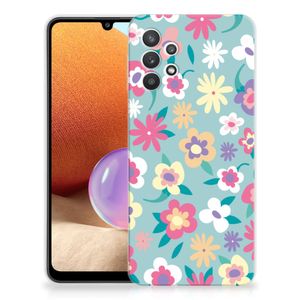 Samsung Galaxy A32 4G | A32 5G Enterprise Editie TPU Case Flower Power