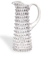 KLIMCHI grande carafe Hobnail en cristal - Blanc - thumbnail