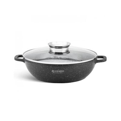 Edënbërg Stonetec Line - Luxe Wokpan - Ø 28 Cm - 3.7l - 3-laags Anti-aanbaklaag Edënbërg Stonetec Line - Luxe Wokpan - Ø 28 Cm - 3.7l - 3-laags Anti-aanbaklaag