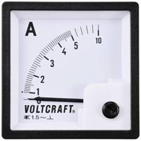 VOLTCRAFT AM-72X72/5A AM-72X72/5A Analoog inbouwmeetinstrument AM-72x72/5 A 5 A Weekijzer