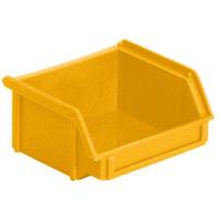 974289 Zichtbak Geschikt voor levensmiddelen (b x h x d) 100 x 50 x 95 mm Geel 50 stuk(s)