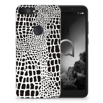 Alcatel 1S (2019) TPU Hoesje Slangenprint