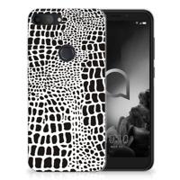 Alcatel 1S (2019) TPU Hoesje Slangenprint