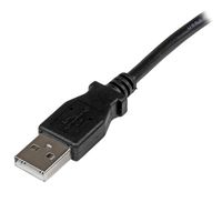 StarTech.com 3 m USB 2.0 A naar linkshoekige B-kabel M/M - thumbnail