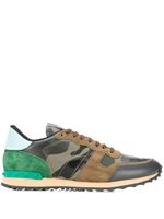 Valentino Garavani baskets Camouflage Rockrunner - Vert