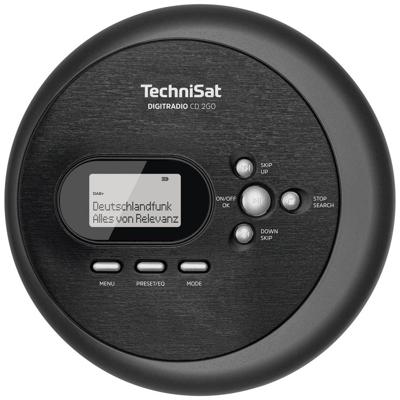 TechniSat DIGITRADIO CD 2GO BT, schwarz Radio/CD-speler DAB+, VHF (FM) Bluetooth, CD Zwart TechniSat DIGITRADIO CD 2GO BT, schwarz Radio/CD-speler DAB+, VHF (FM) Bluetooth, CD Zwart