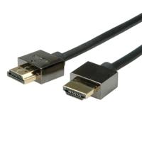 ROLINE Notebook HDMI High Speed kabel met Ethernet M/M, zwart, 1 m