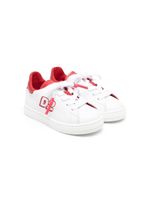 DSQUARED2 KIDS baskets bicolores à logo imprimé - Blanc