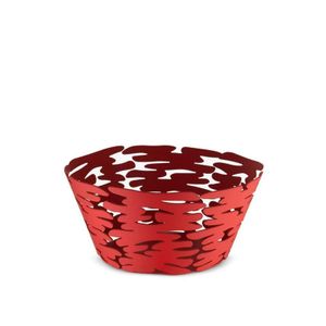 Alessi Barket Schaal rood RVS 21 cm