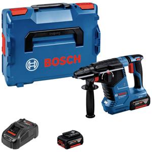 Bosch Professional GBH 18V-24 C SDS-Plus-Accu-boorhamer 18 V 5 Ah Li-ion Brushless, Incl. 2 accus, Incl. lader, Incl. koffer