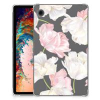 Samsung Galaxy Tab A9 Siliconen Hoesje Lovely Flowers - thumbnail