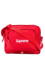 Supreme logo patch shoulder bag - Rouge