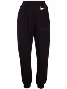 Philipp Plein pantalon de jogging à logo Signature brodé - Noir