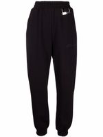 Philipp Plein pantalon de jogging à logo Signature brodé - Noir - thumbnail