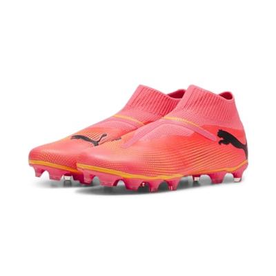 PUMA Future 7 Match+ Ll Fg/Ag voetbalschoen voor heren, Sunset Glow PUMA Black Sun Stream, 45 EU
