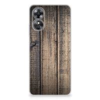 OPPO A17 Bumper Hoesje Steigerhout - thumbnail