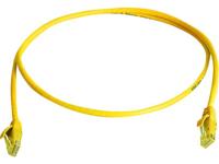 Telegärtner L00000E0066 RJ45 Netwerkkabel, patchkabel CAT 5e U/UTP 0.50 m Geel Vlambestendig, Halogeenvrij 1 stuk(s)