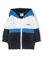 BOSS Kidswear sweat à logo imprimé - Bleu