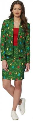 Suitmeister verkleedpak Kerstversieringen dames polyester