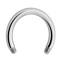 Circular Barbell-staafje Chirurgisch Staal 316L Balletjes, staafjes en meer