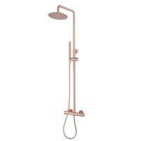 Best-Design Lyon thermostatische regendouche-opbouwset rosé-mat-goud 4008070