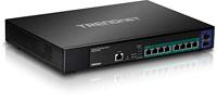 TRENDnet 10-poort 2.5GBASE-T Web Smart PoE+ Switch, 8 x 2.5GBASE-T RJ-45 PoE+ poorten, 2 x 10G OptiPlex + slots, 240W PoE totaal vermogen, TPE-30102WS
