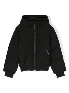 Canada Goose Kids veste bomber Grizzly à capuche - Noir